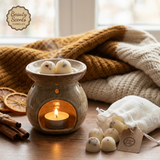 10 Scented Soy Wax Melts in Linen Bag