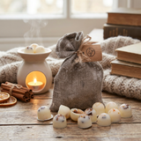 10 Scented Soy Wax Melts in Linen Bag