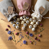 10 Mango Scented Soy Wax Melts in Linen Bag
