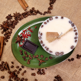 Große duftende Sojakerze mit Kaffeebohnen, 6er-Box