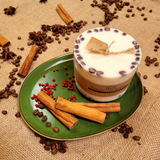 Große duftende Sojakerze mit Kaffeebohnen, 6er-Box