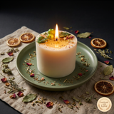 Large Candle With Apples, box of 6