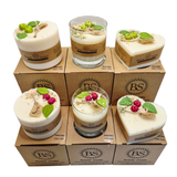 Cherry & Apple Candle Sample Set (Case of 6) – Large Heart, Large Glass & Large Pillar