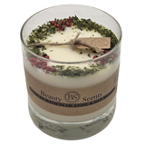 Large Glass Candles With Star Anise & Red Berries box of 6