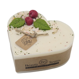 Large Heart Candle With Cherries, box of 6