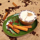 Mittelstark duftende Sojakerze mit Kaffeebohnen, 6er-Box