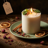 Medium Candle With Apples, box of 6