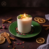 Medium Candle With Apples, box of 6