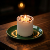 Medium Scented Soy Wax  Candle With Rose Petals box of 6