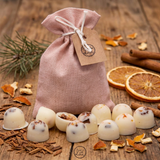 10 Scented Soy Wax Melts in Linen Bag