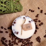 Kleine duftende Sojakerze mit Kaffeebohnen, 6er-Box
