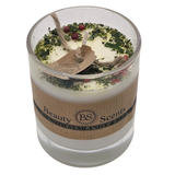 Small Glass Candles With Star Anise & Red Berries box of 6