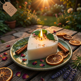 Small Heart Candle With Apples, box of 6