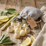 10 Scented Soy Wax Melts in Linen Bag