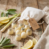 10 Scented Soy Wax Melts in Linen Bag