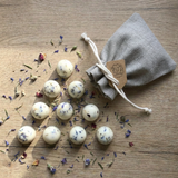 10 Mango Scented Soy Wax Melts in Linen Bag