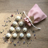 10 Mango Scented Soy Wax Melts in Linen Bag