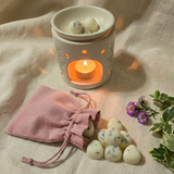 10 Mango Scented Soy Wax Melts in Linen Bag
