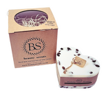 Large Heart Scented Soy Wax  Candle With Coffee Beans box of 6